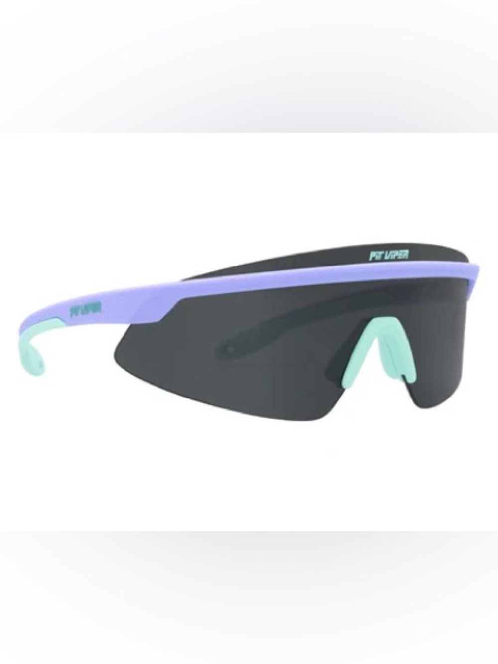 Pit Viper The Skysurfer Sunglasses Polarized NIB Purple Teal Retro Sport Shades - Picture 2 of 2